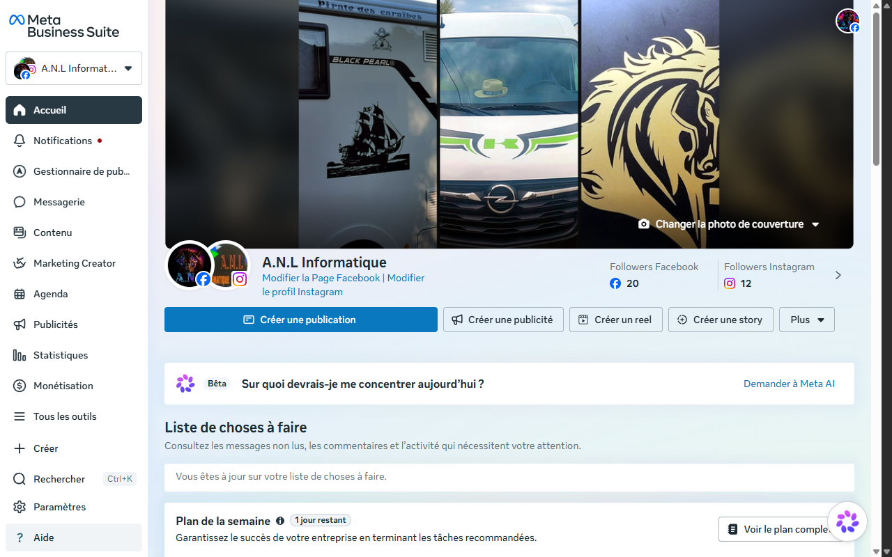 Créer une publication